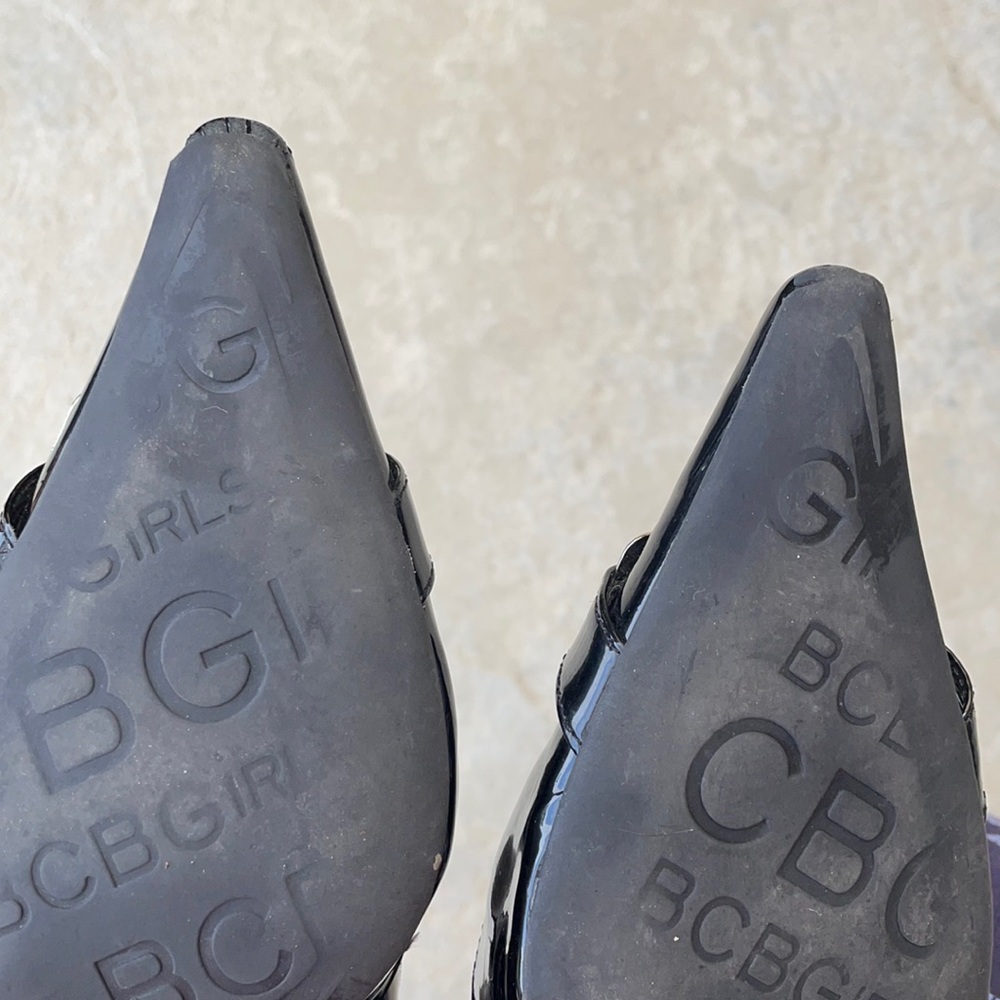 BCBGirls Patent Leather Pumps Black  7.5 - Picture 11 of 16